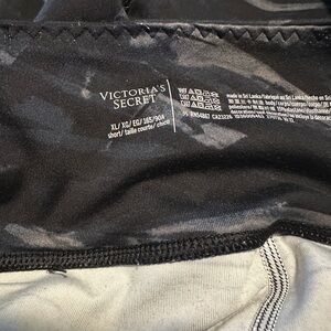 Victoria's Secret Black and Gray Leggings